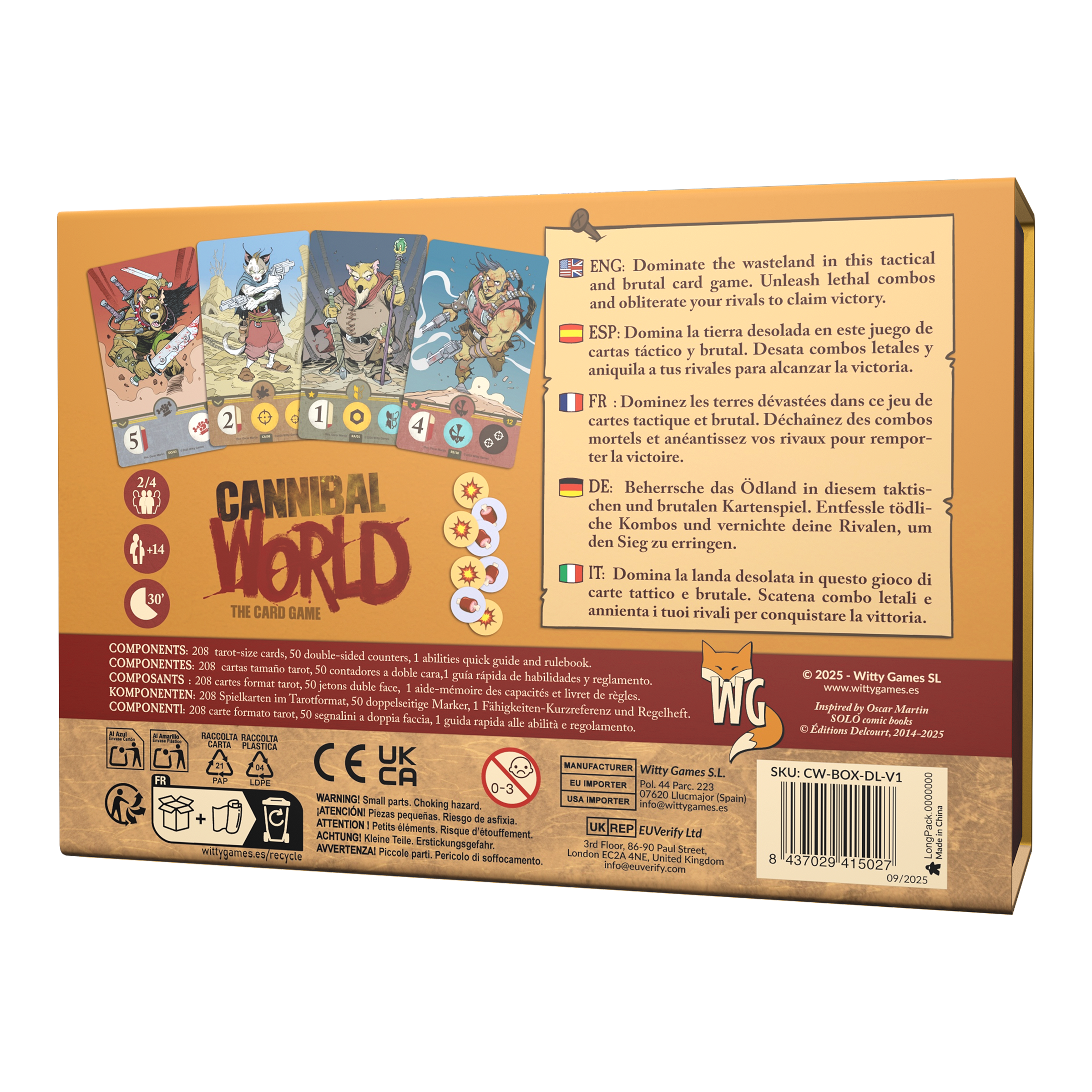 Cannibal World Deluxe Box Edición Retail