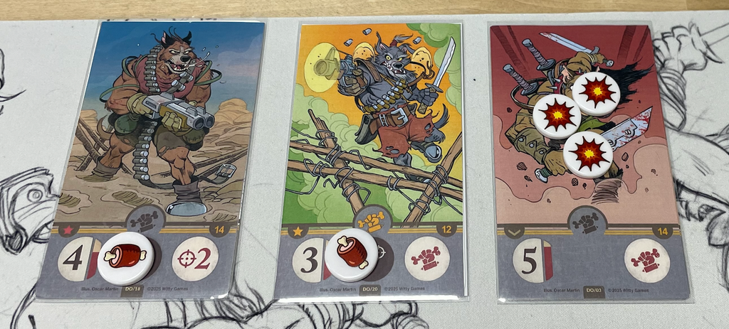 Acryl-Tokens für Cannibal World