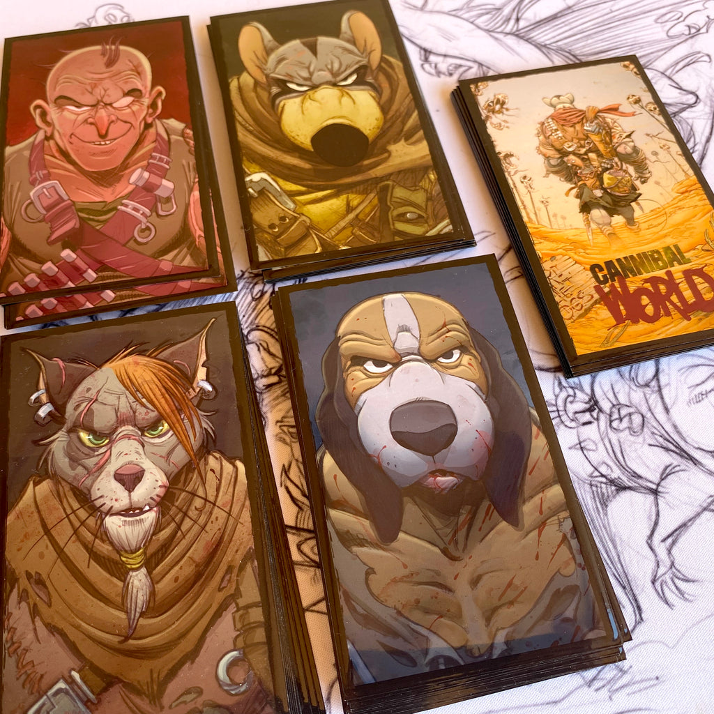 Pack de 150 protectores personalizados Cannibal World