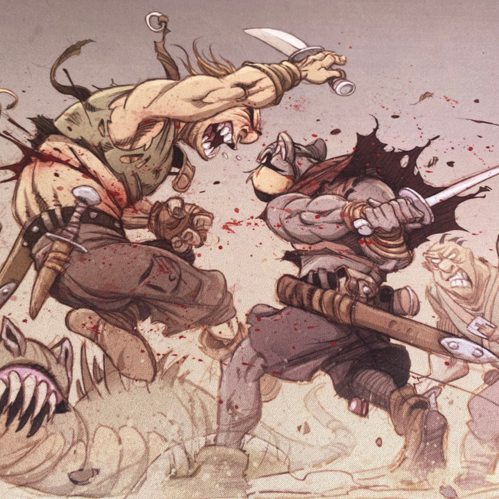 Playmat for Cannibal World Color Illustration 1