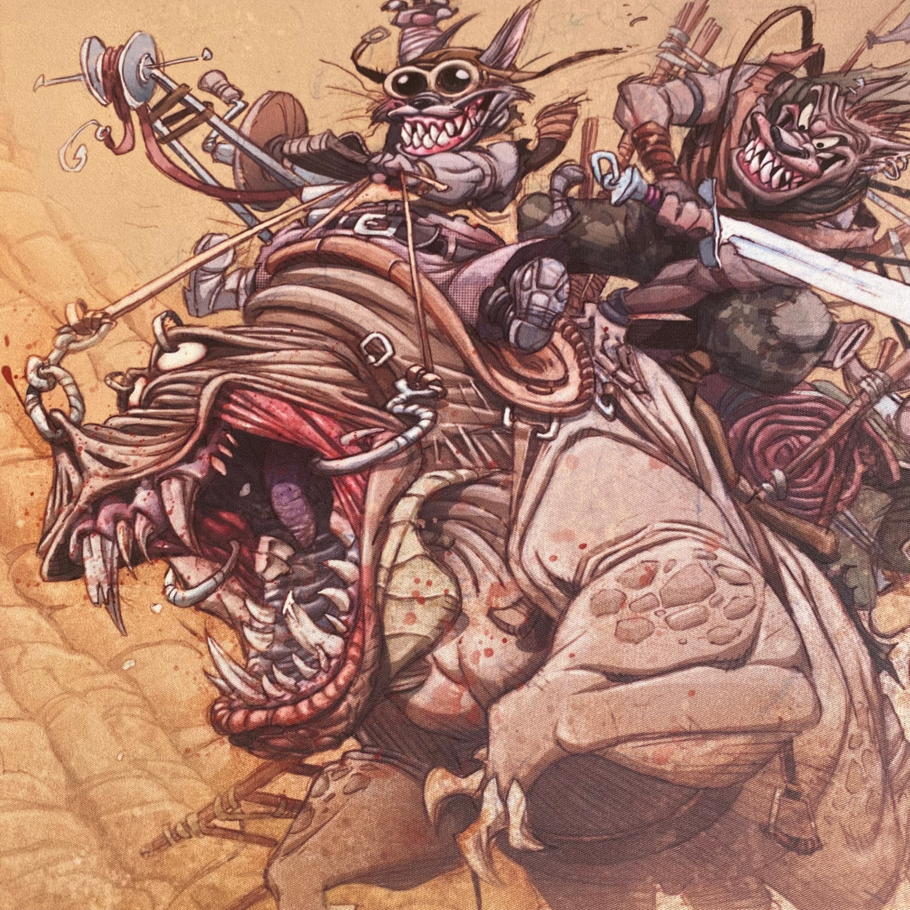Tapete de juego para Cannibal World Ilustración a color 2