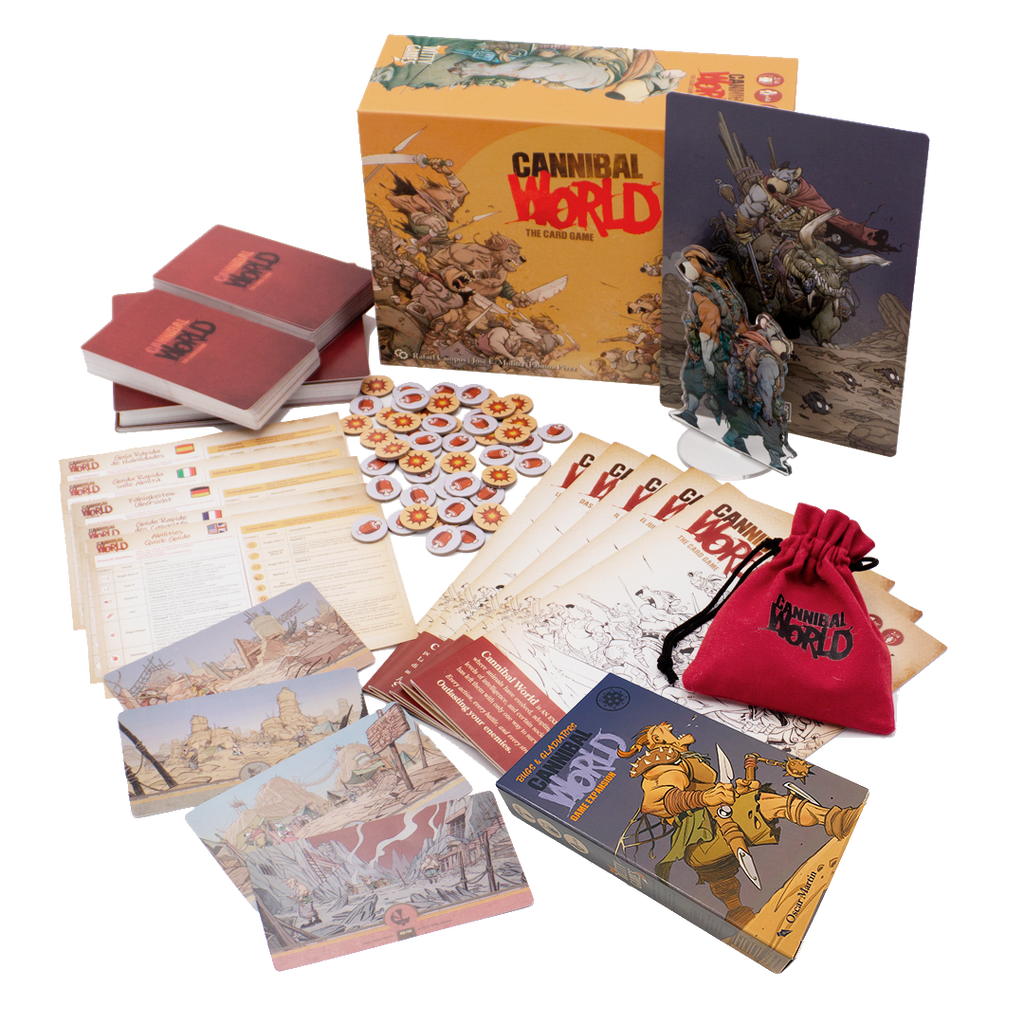 [EDICION KICKSTARTER] Cannibal World Deluxe Box Edición KS + Expansión Bugs & Gladiators