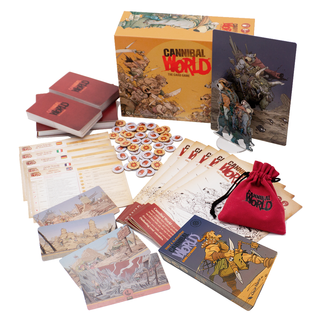 [EDICION KICKSTARTER] Cannibal World Deluxe Box Edición KS + Expansión Bugs & Gladiators