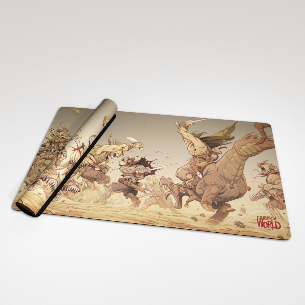 Playmat for Cannibal World Color Illustration 1