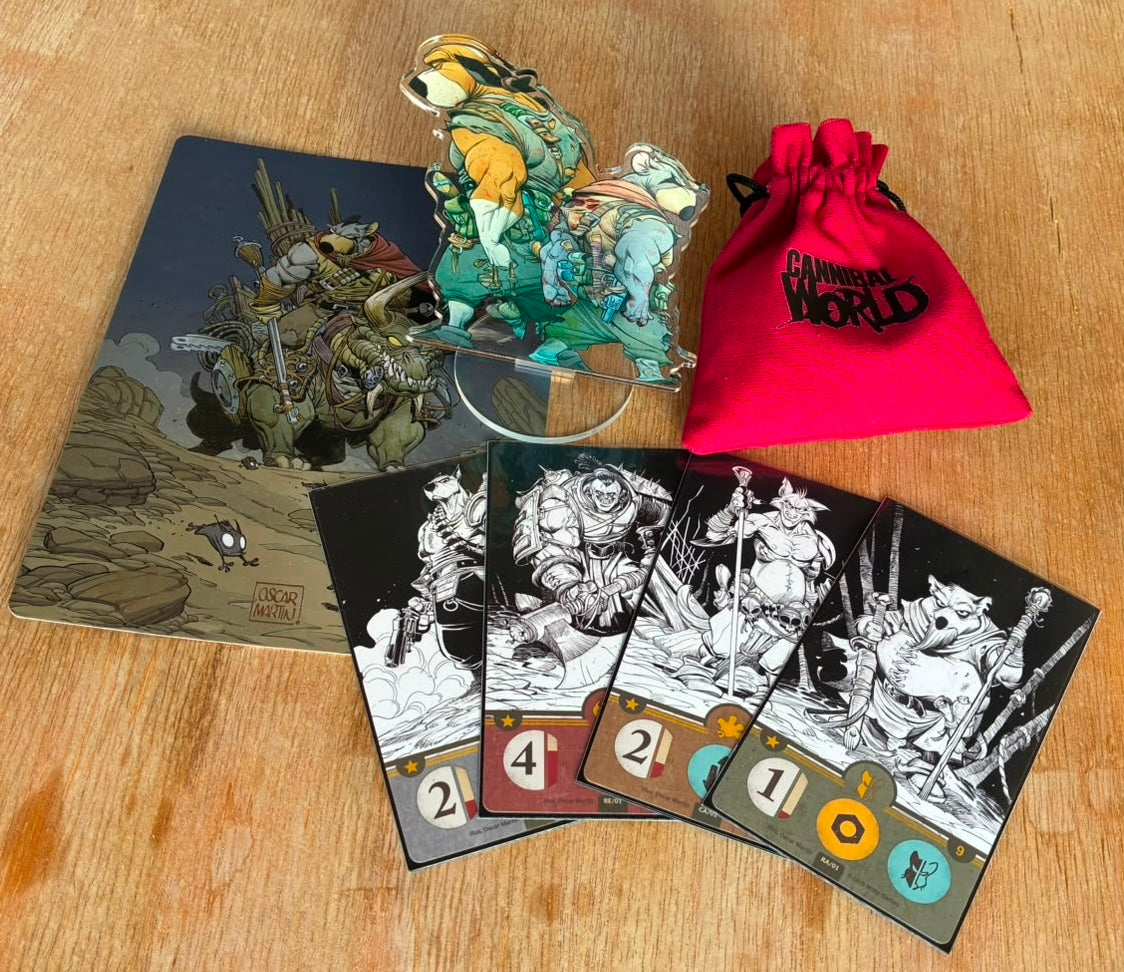 [LIMITED - KICKSTARTER EXTRAS] Cannibal World Deluxe Box KS Edition + Bugs & Gladiators Expansion